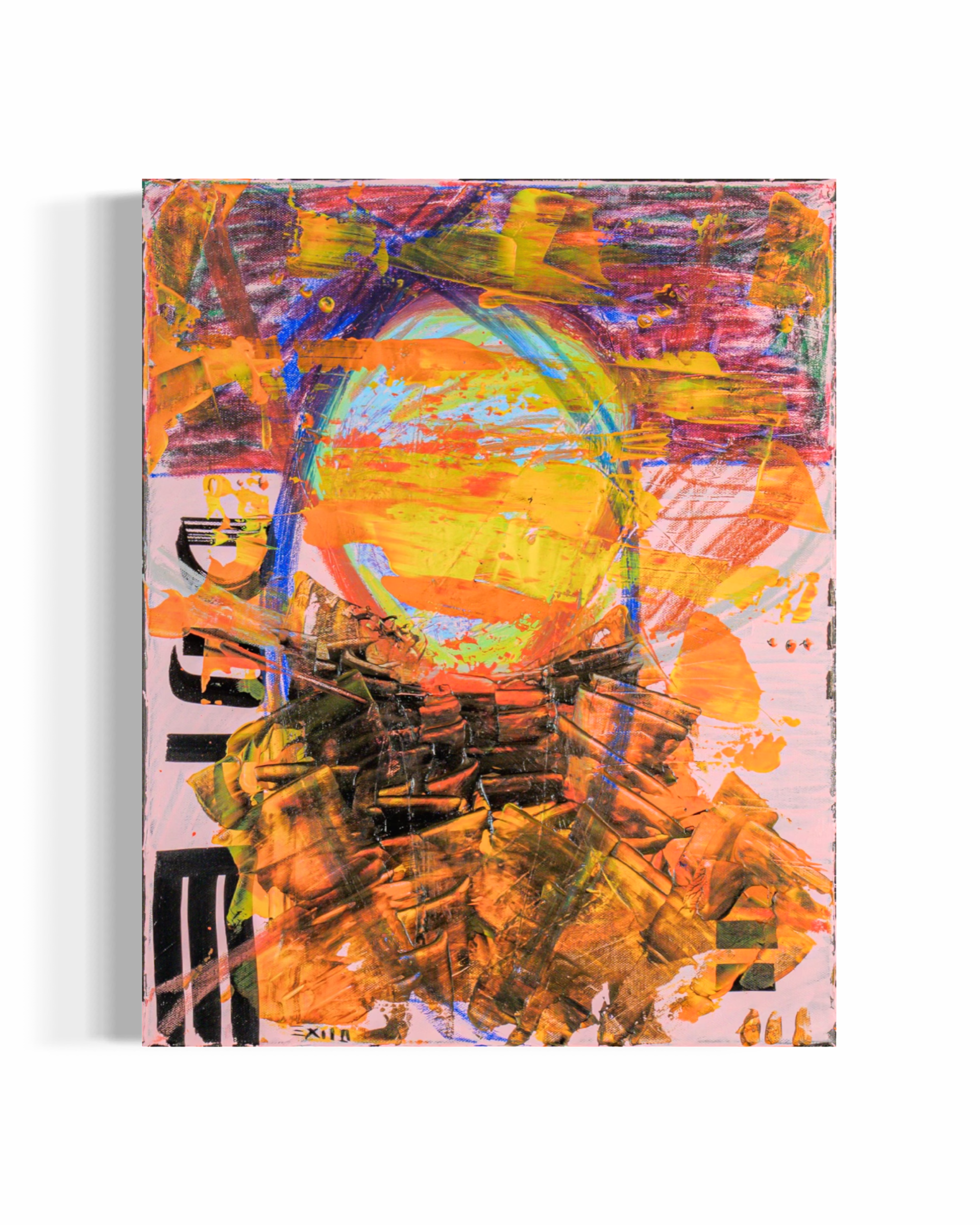 Pictured: original painting DOPE by Youssef Lakhrif